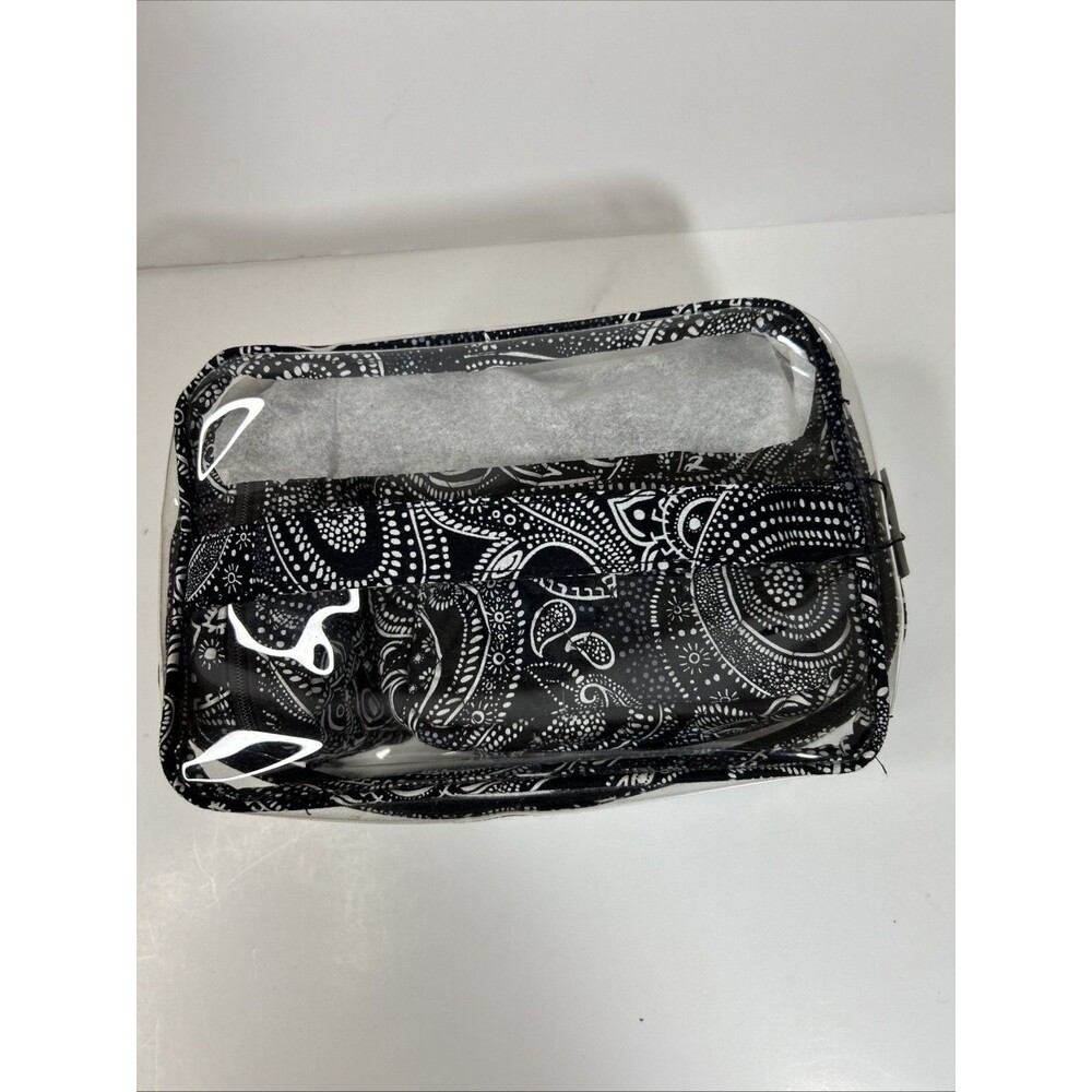 Vera Bradley 3 Pc Cosmetic Set Organizer Makeup Bag Stellar Paisley Mfg $75 NWT - Picture 3 of 8